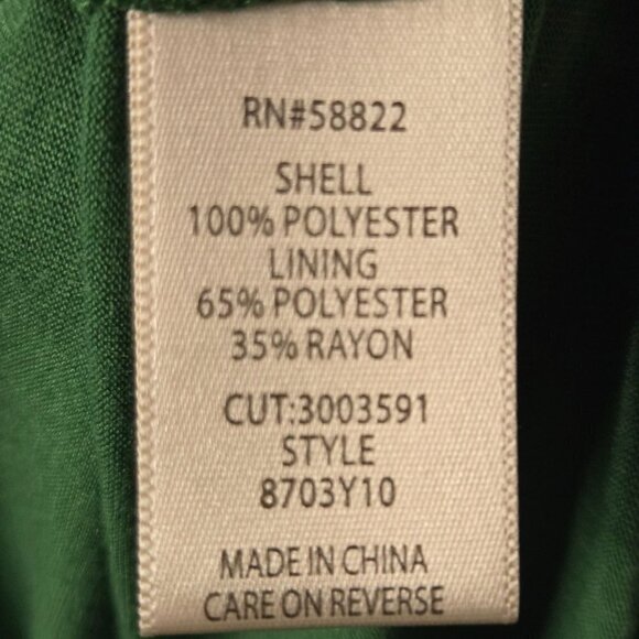 Max Studio NWT Green Ditzy Floral Circle Skirt Size M - Picture 7 of 7